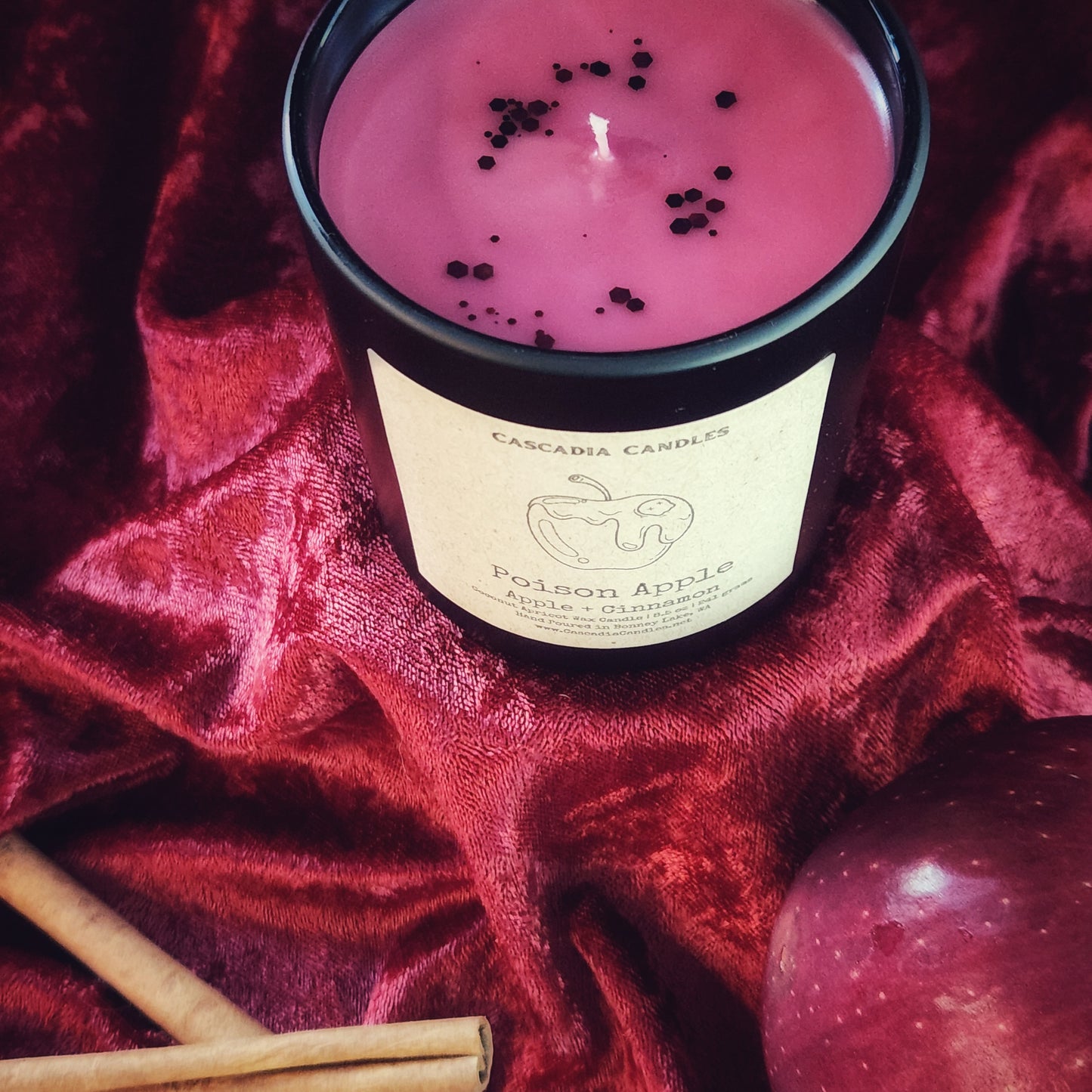 Poison Apple Candle | Apple + Cinnamon