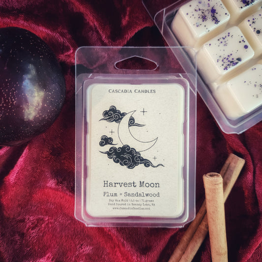 Harvest Moon Wax Melt | Plum + Sandalwood