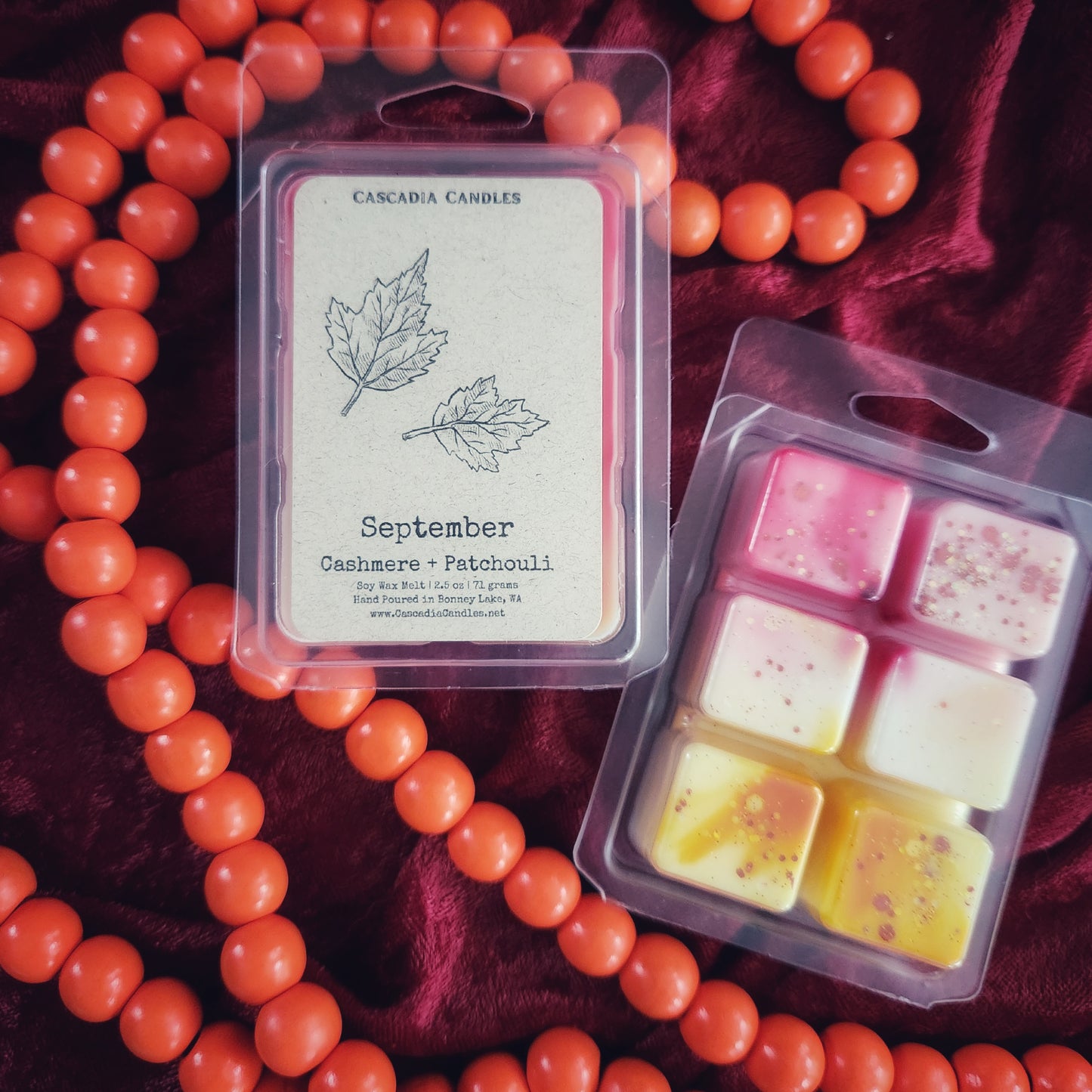 September Wax Melt | Cashmere + Patchouli