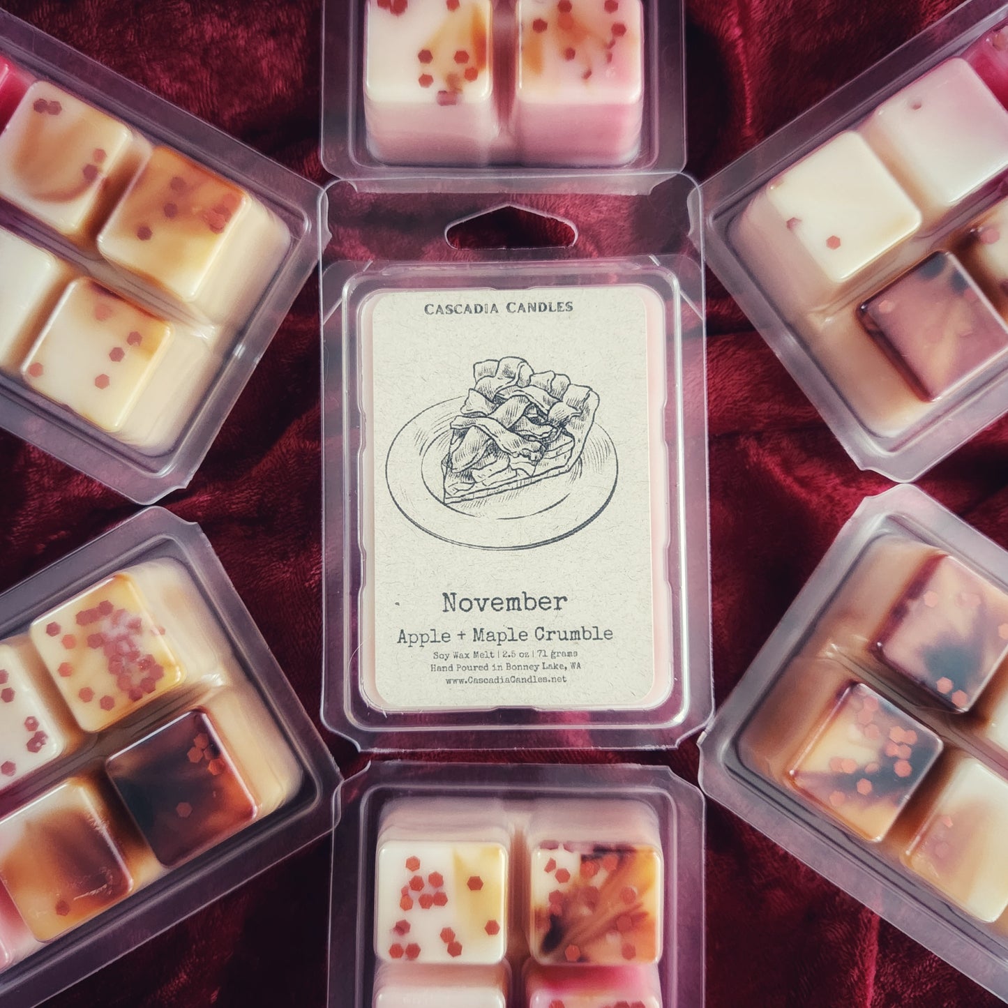 November Wax Melt | Apple + Maple Crumble