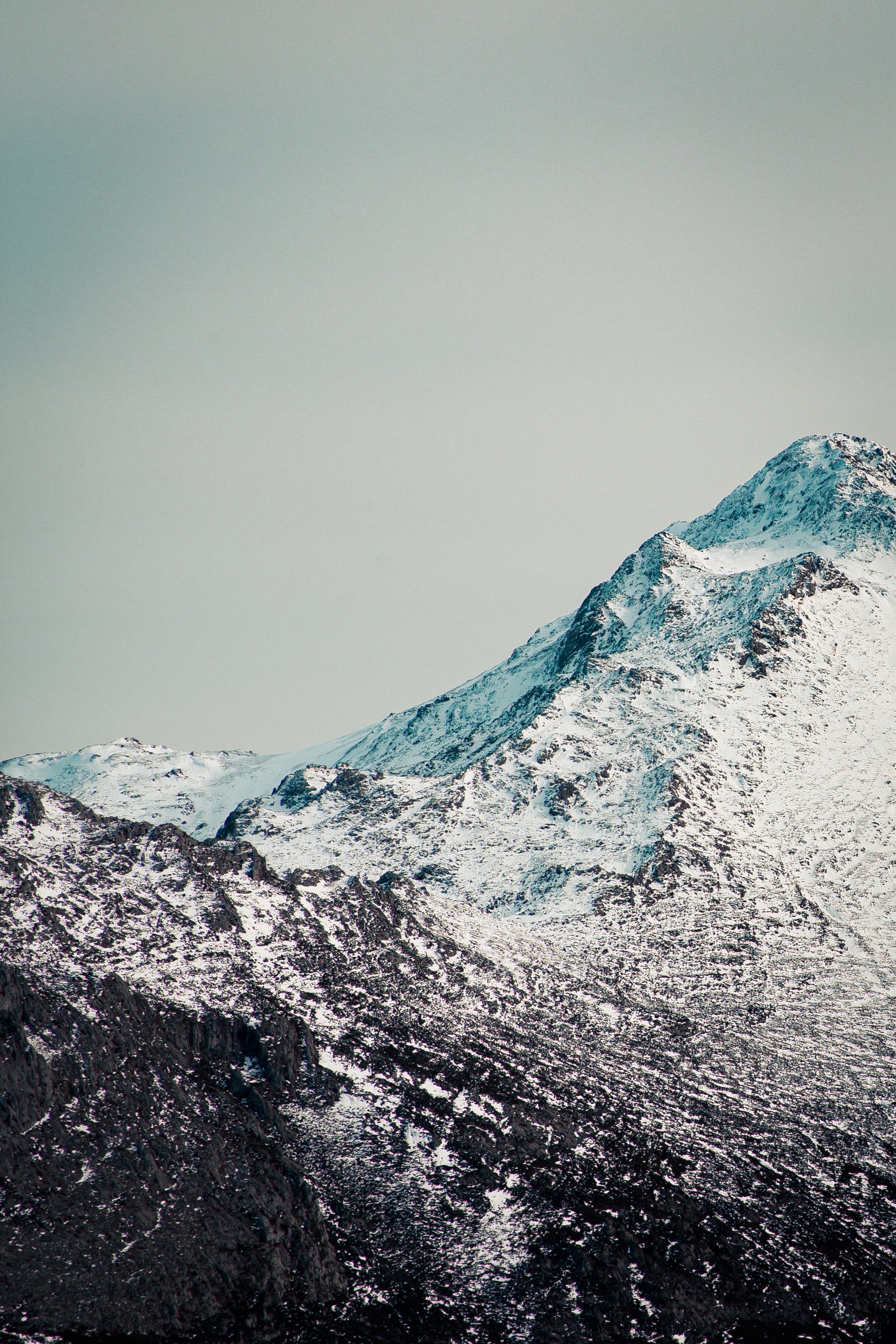 Image of snow covered Black Rocked Peaks.